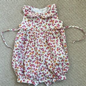 24 Month Sylvia White liberty floral romper